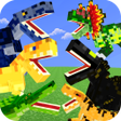 程序图标：Blocky Dino Park: Apex Pr…