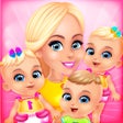 Mommys Triplets Baby Story - Makeup  Salon Games