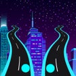 Иконка программы: Neon Rush: Color Ball Roa…