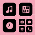 Ikona programu: Wow Born Pink Theme Icon …