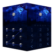 程序图标：AppLock Live Theme Dark C…