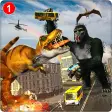 Gorilla Fighting Dinosaur Game