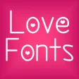 Love Fonts for FlipFont