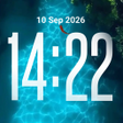 프로그램 아이콘: Fluid Clock Live Wallpape…