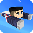 程序图标：Flying Superhero: Blocky …