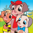 Иконка программы: Three Little Pigs: Kids B…