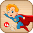 プログラムのアイコン：Baby Superhero Jigsaw Puz…