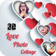 أيقونة البرنامج: 3D Love Photo collage