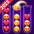 أيقونة البرنامج: Emoji Sort - Puzzle Games