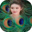 Peacock Feathers Photo Frame