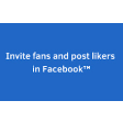 Invite fans and post likers in Facebook™
