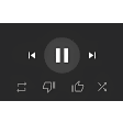 Toolbar Controls for YouTube Music