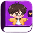 程序图标：B.T.S Diary-Kpop App with…