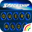 Neon Spaceship Keyboard Theme