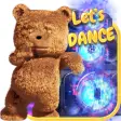 Teddy Dance Animated Keyboard