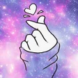 Icoon van programma: Finger Heart Wallpaper