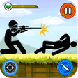 Biểu tượng của chương trình: Stickman Shooting Gun Gam…