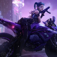Icon of program: Biker Girl in a Neon Worl…