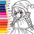 أيقونة البرنامج: Princess Coloring: Anime …