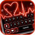 Red Heartbeat Keyboard Theme