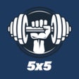 Ícone do programa: 5x5 Weight Lifting Workou…