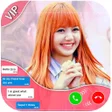 プログラムのアイコン：lisa Fake call - blackPin…
