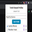 Twitch Reward Profiles