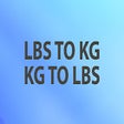 Icoon van programma: kg to lbs - lbs to kg