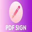 PDF Sign icon