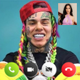 أيقونة البرنامج: 6ix9ine Fake Video Call -…