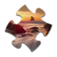 プログラムのアイコン：Sunset Jigsaw Puzzles