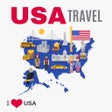 Ikona programu: USA Travel: Ive Been in U…