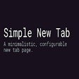 Simple New Tab