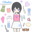 程序图标：Vlinder Girl: Dress up ga…