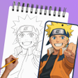 أيقونة البرنامج: AR Draw Anime: Learn to D…