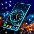 Иконка программы: Night Sky Clock Wallpaper…