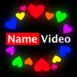 Ikon program: Name Video Maker with pho…