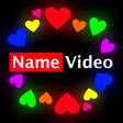 Name Video Maker with photo