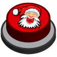 Ho Ho Ho Santa Claus Button