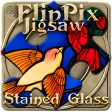 FlipPix Jigsaw - Stained Glass