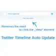 Twitter Timeline Auto Update