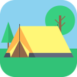 Hiking apps: Equipment for b icon