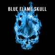 程序图标：Blue Flame Skull Theme