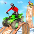 Snow ATV Quad Bike Stunts Race