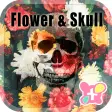 Cool Theme-Flower Skull-