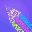 SRCH Coloring  Stress relief icon