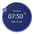 プログラムのアイコン：Minimal Clock Live Wallpa…