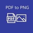 أيقونة البرنامج: PDF to PNG : convert PDF …