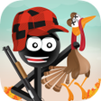 プログラムのアイコン：Stickman Turkey Hunter Fr…