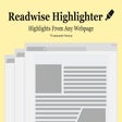 Ikon program: Readwise Highlighter